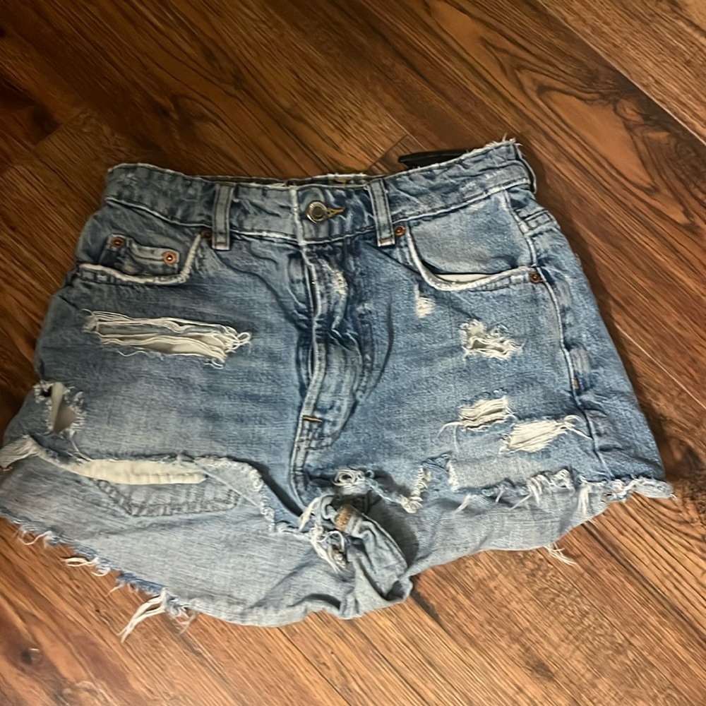 Zara size 0 denim shorts